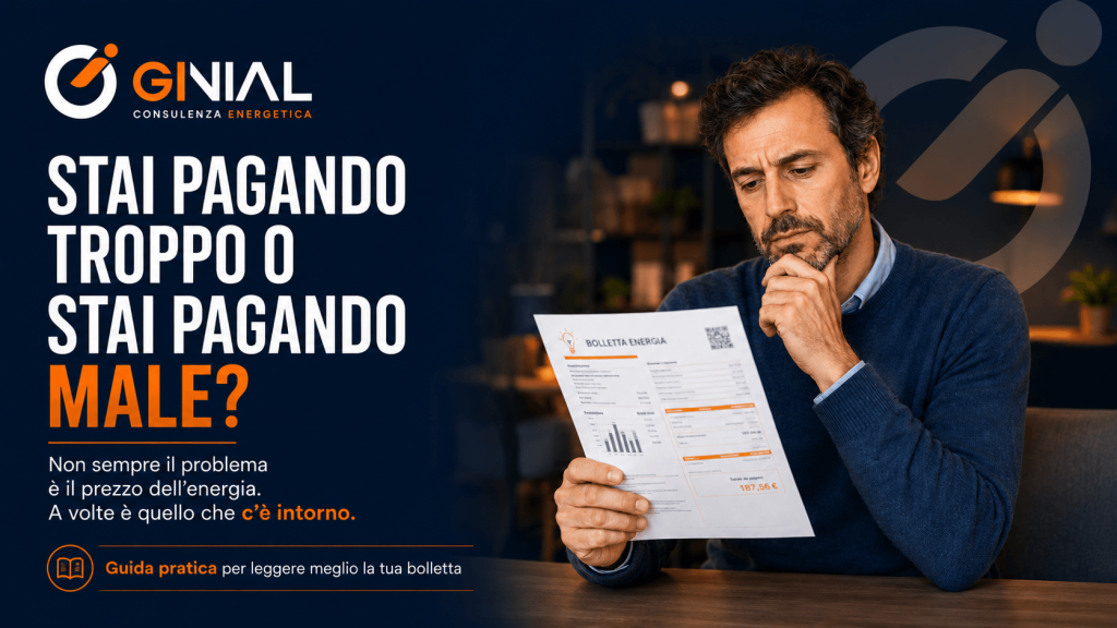 Stai pagando troppo o stai pagando male? Come leggere davvero la bolletta luce e gas